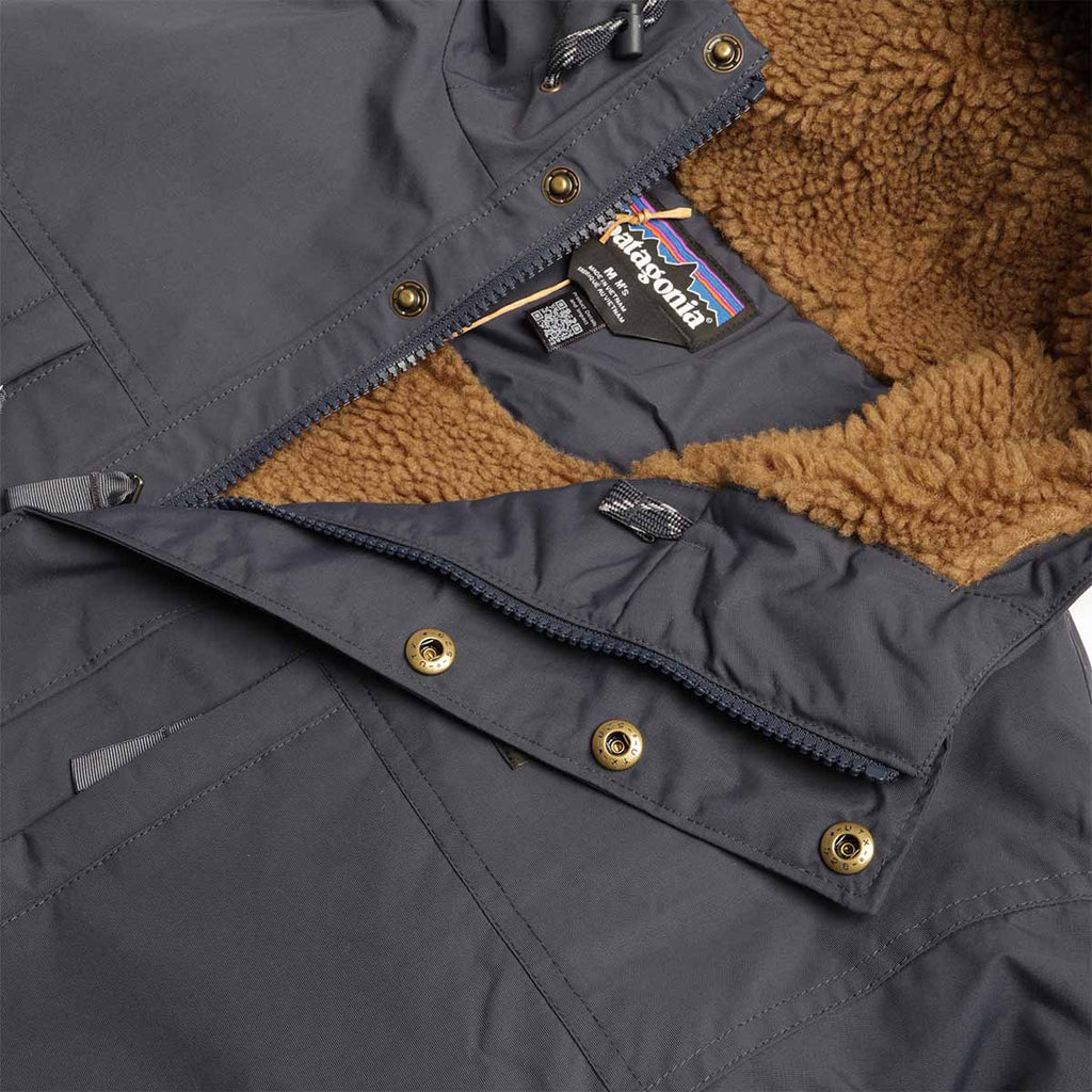 Patagonia Isthmus Parka Jacket, Smolder Blue, Detail Shot 3