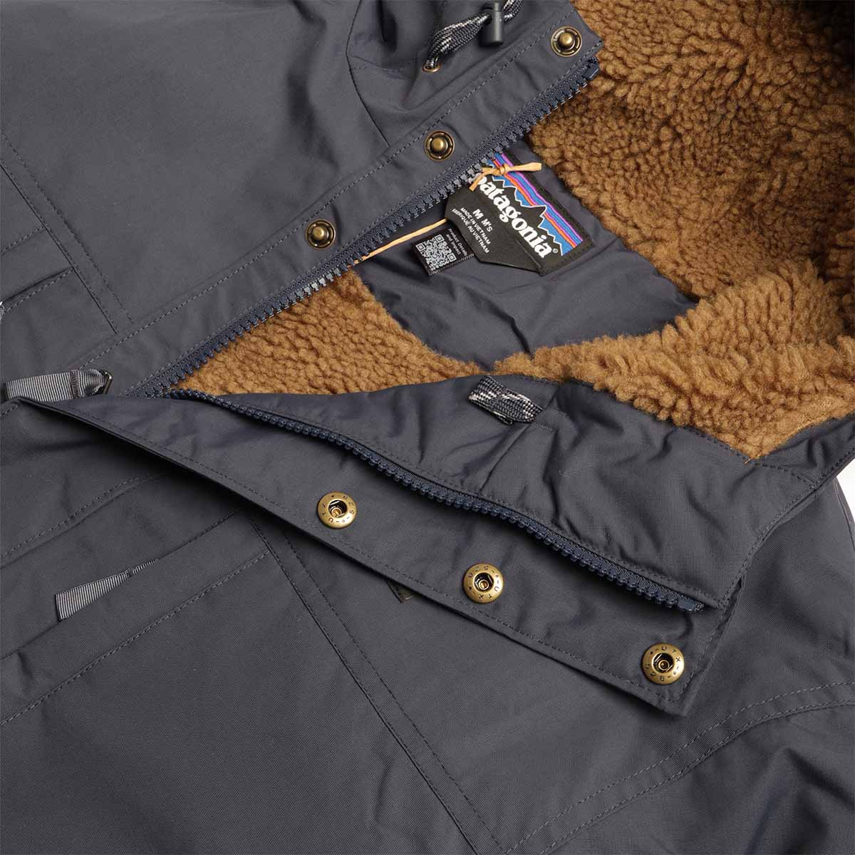 Patagonia Isthmus Parka Jacket, Smolder Blue, Detail Shot 3
