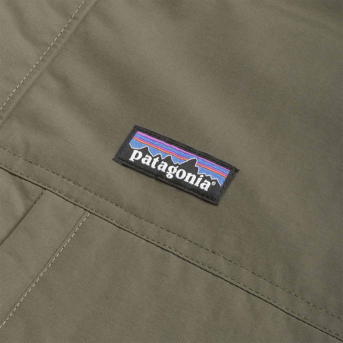 main Patagonia Isthmus Parka Jacket, Basin Green, Detail Shot 5