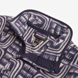 thumbnail Patagonia Lightweight Synchilla Snap-T Fleece Pullover, Flow: Sunken Blue, Detail Shot 3