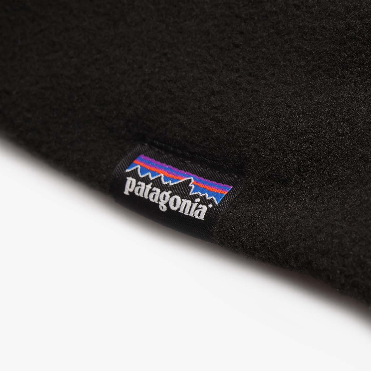 Patagonia Micro D Fleece Crewneck Sweatshirt, Black, Detail Shot 4