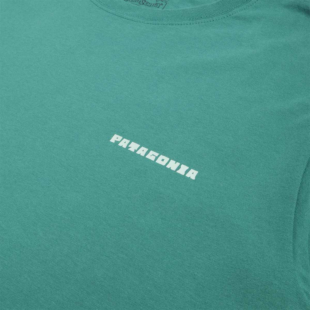 Patagonia Mother Rays T-Shirt, Gem Green, Detail Shot 2