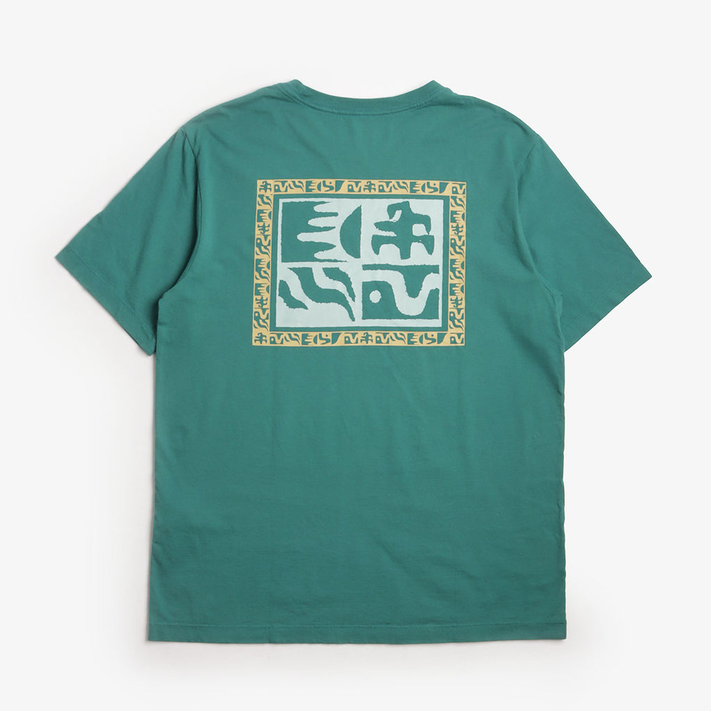 Patagonia Mother Rays T-Shirt, Gem Green, Detail Shot 4