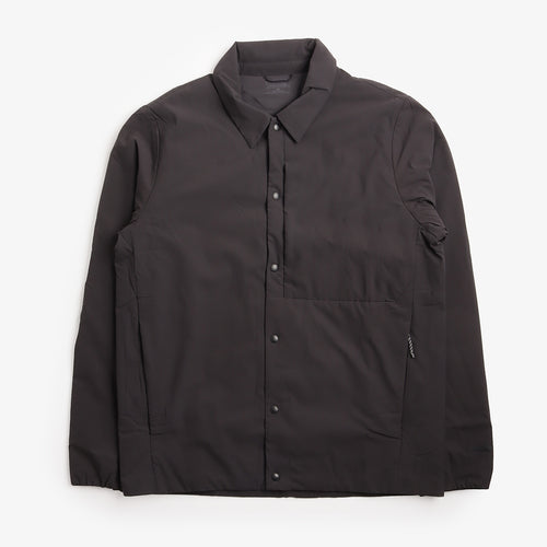 Patagonia Nano-Air Shirt Jacket in Ink Black, front view
