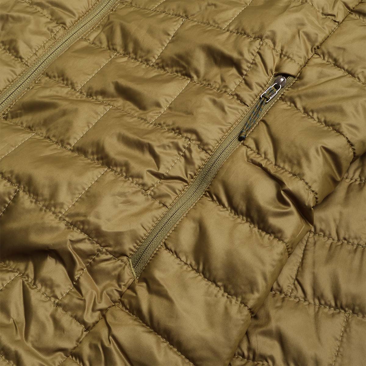 Patagonia Nano Puff Hoodie, Pond Green, Detail Shot 3
