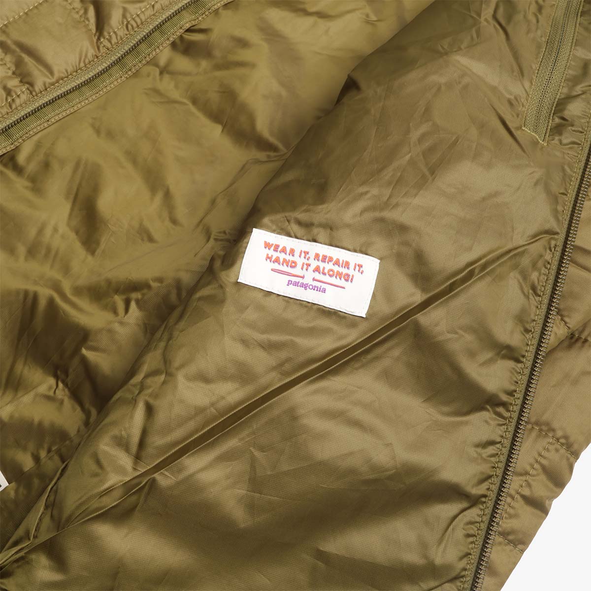 Patagonia Nano Puff Hoodie, Pond Green, Detail Shot 4