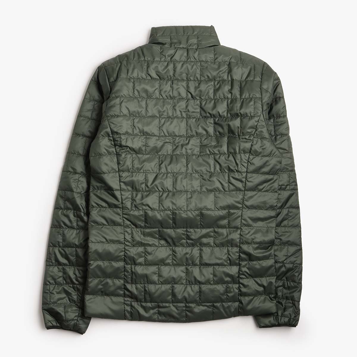 main Patagonia Nano Puff Jacket, Old Growth Green, Detail Shot 2