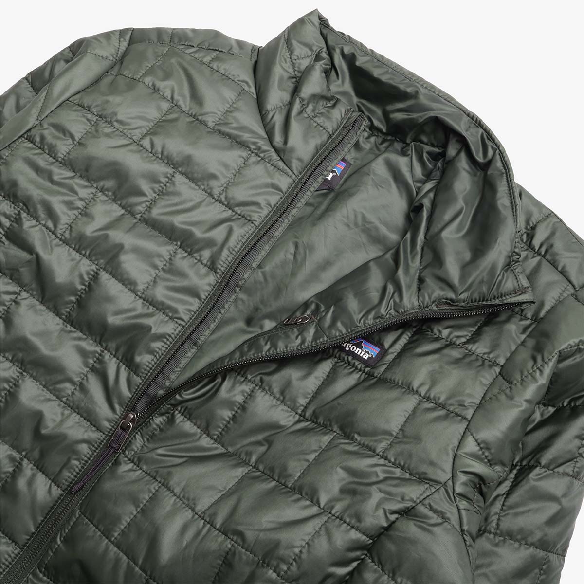 Patagonia Nano Puff Jacket, Old Growth Green, Detail Shot 3
