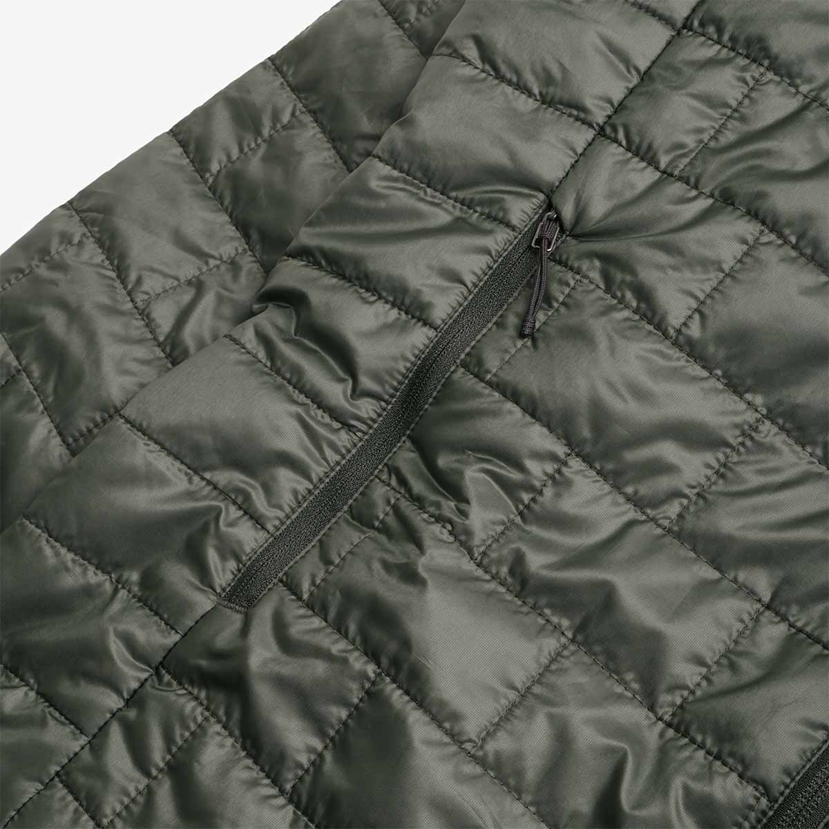main Patagonia Nano Puff Jacket, Old Growth Green, Detail Shot 4