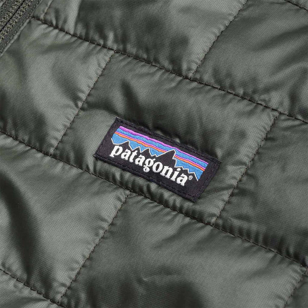 Patagonia Nano Puff Jacket, Old Growth Green, Detail Shot 5