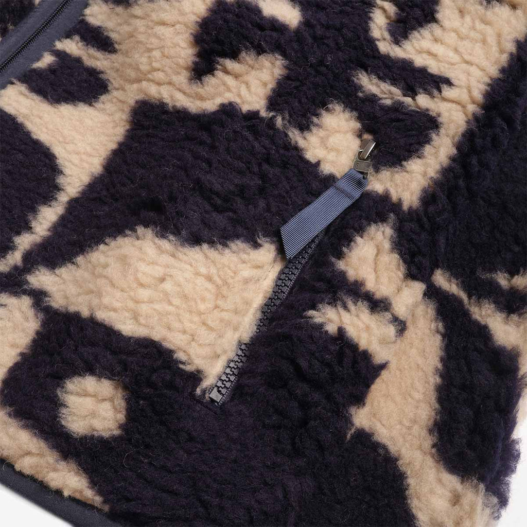 Patagonia Natural Blend Retro Cardigan, Mother Tree: Oar Tan, Detail Shot 3