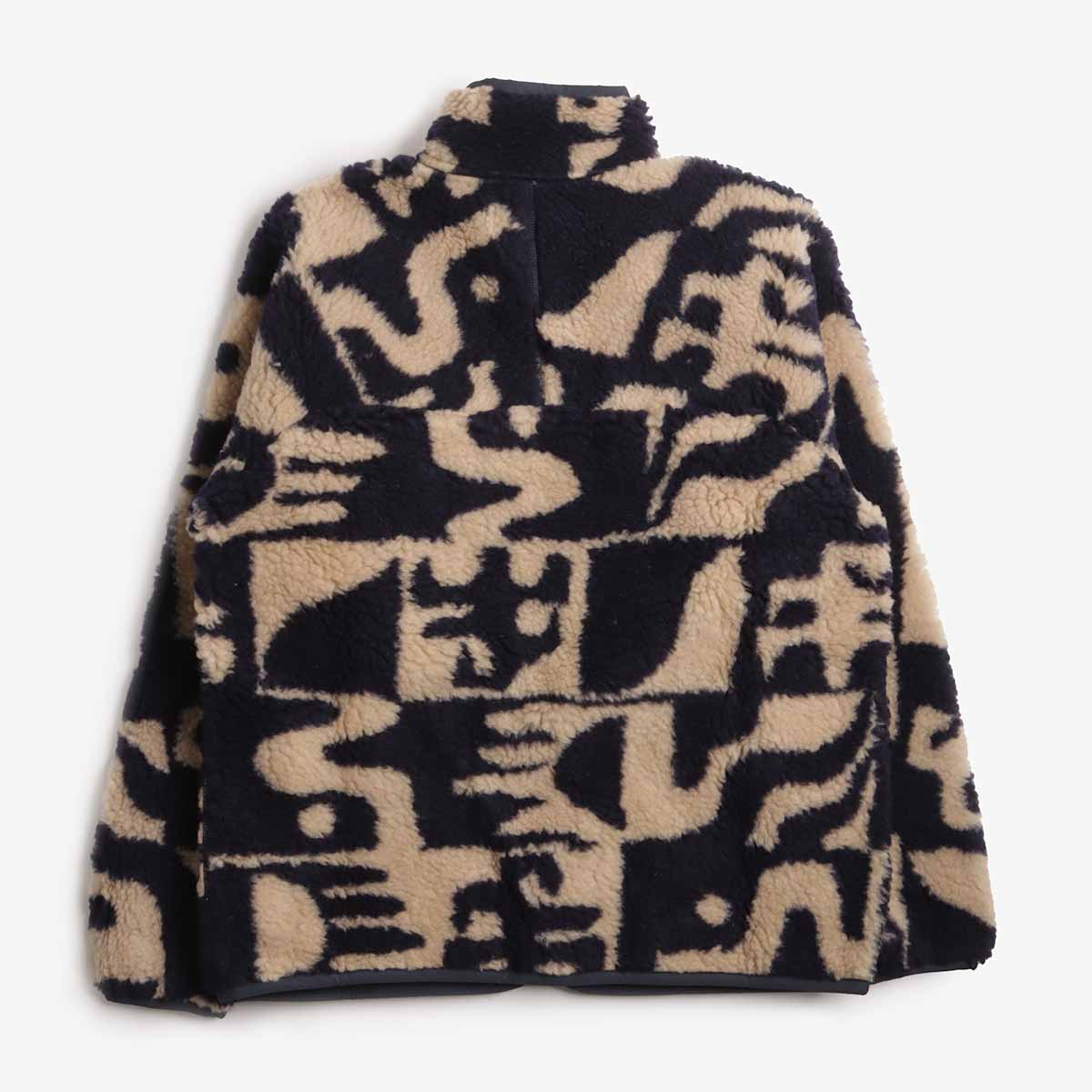 Patagonia Natural Blend Retro Cardigan, Mother Tree: Oar Tan, Detail Shot 5