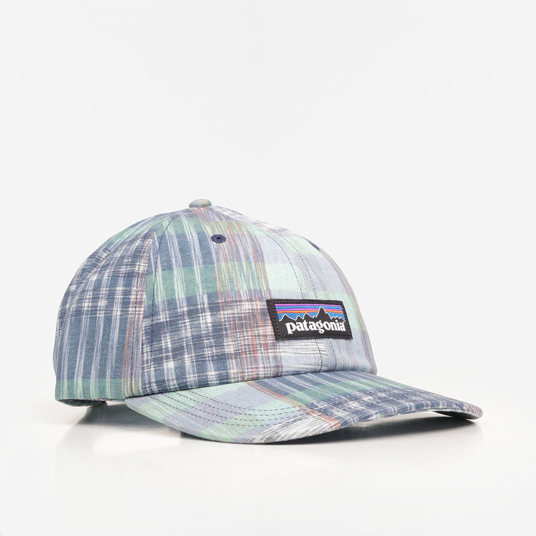 Patagonia P-6 Label Trad Cap, Melt Away: Still Blue, Detail Shot 1