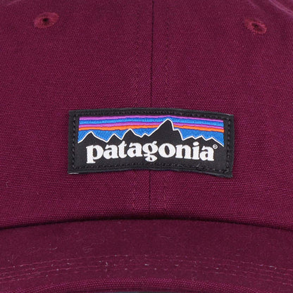 Patagonia P-6 Label Trad Cap, Night Plum, Detail Shot 2