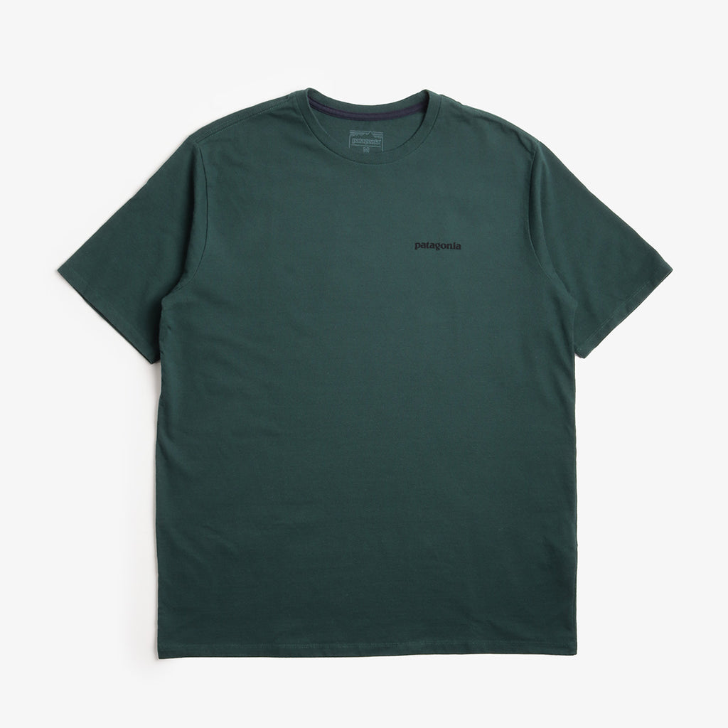 Patagonia P-6 Logo Responsibili-Tee T-Shirt, Cascade Green, Detail Shot 1