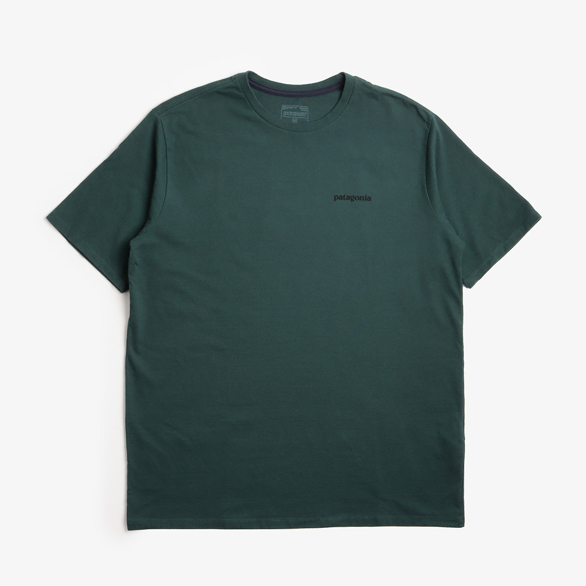 main Patagonia P-6 Logo Responsibili-Tee T-Shirt, Cascade Green, Detail Shot 1