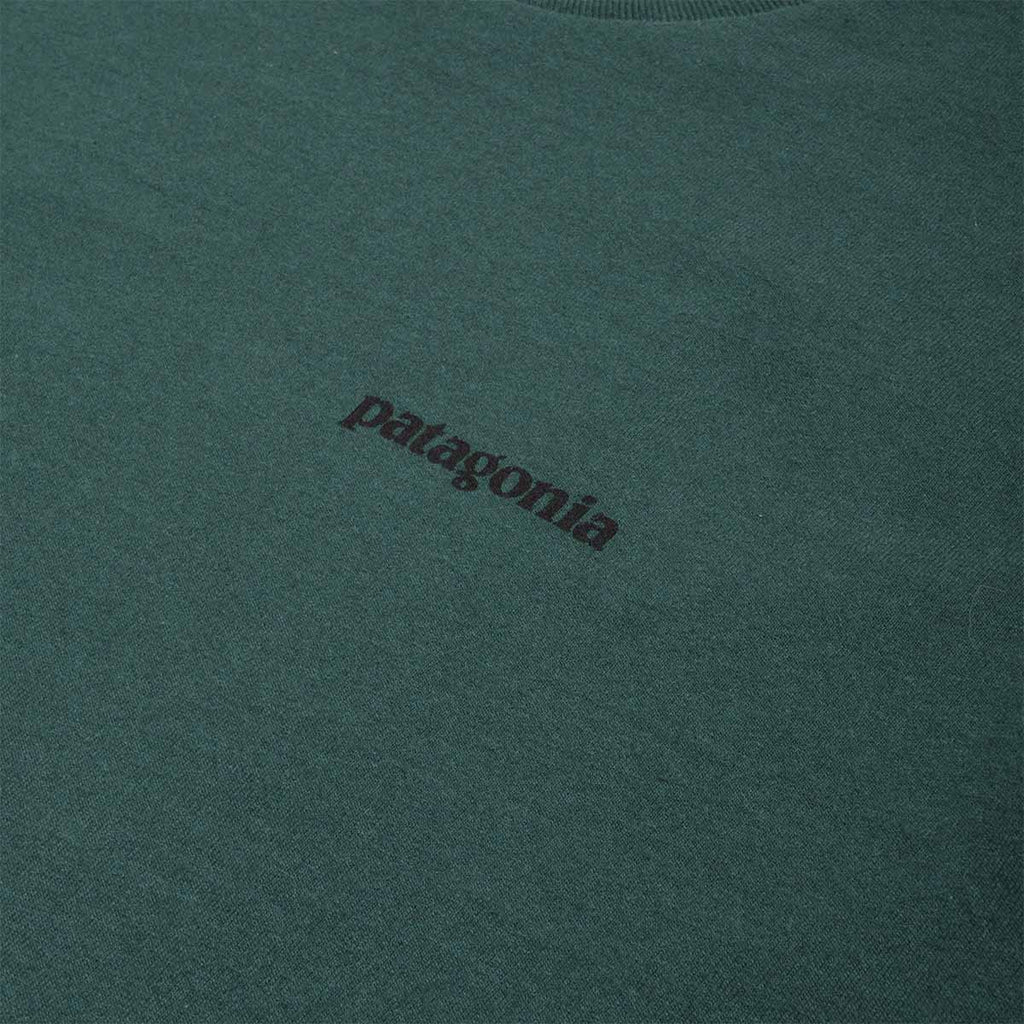 Patagonia P-6 Logo Responsibili-Tee T-Shirt, Cascade Green, Detail Shot 4