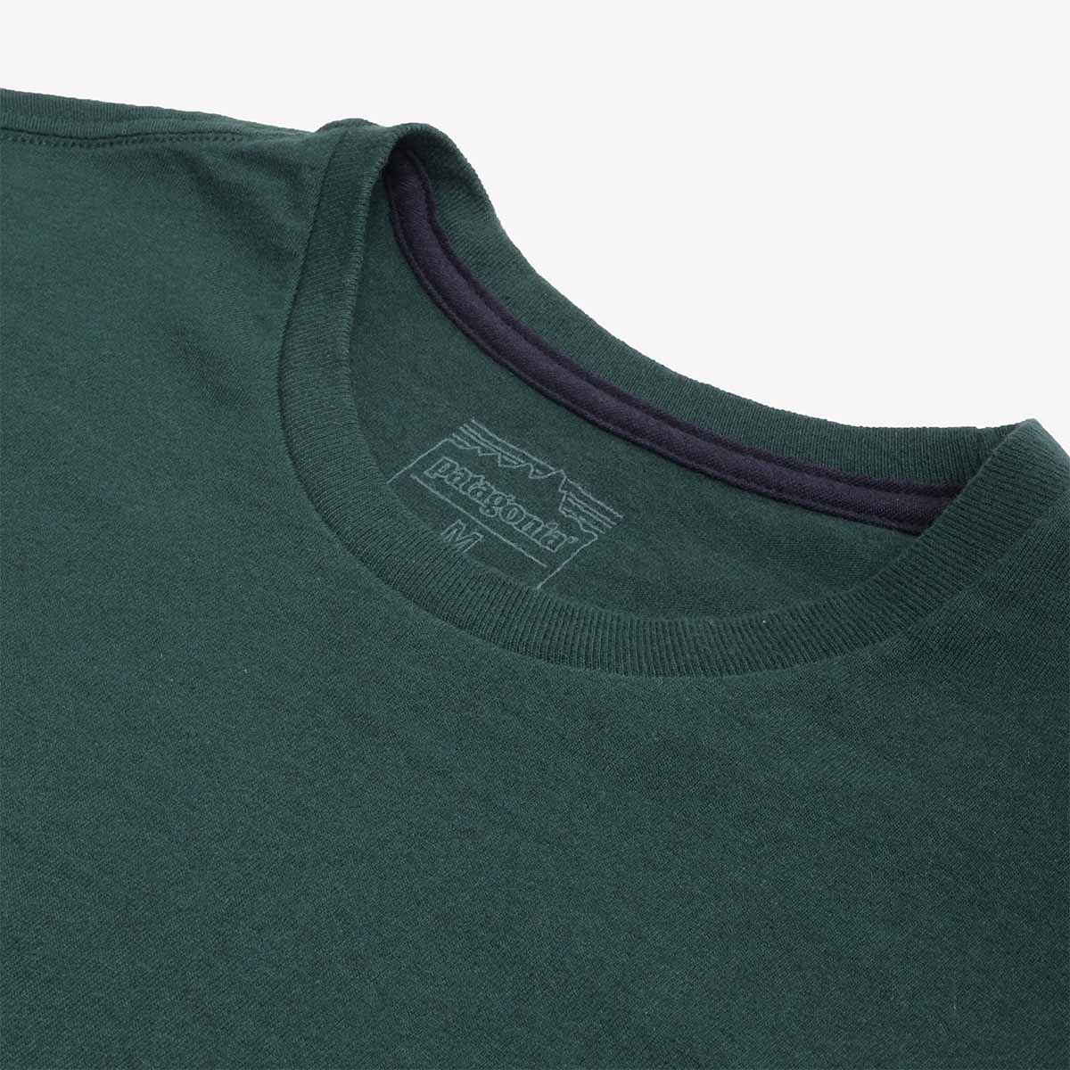 main Patagonia P-6 Logo Responsibili-Tee T-Shirt, Cascade Green, Detail Shot 3