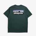 Patagonia P-6 Logo Responsibili-Tee T-Shirt, Cascade Green, Detail Shot 2