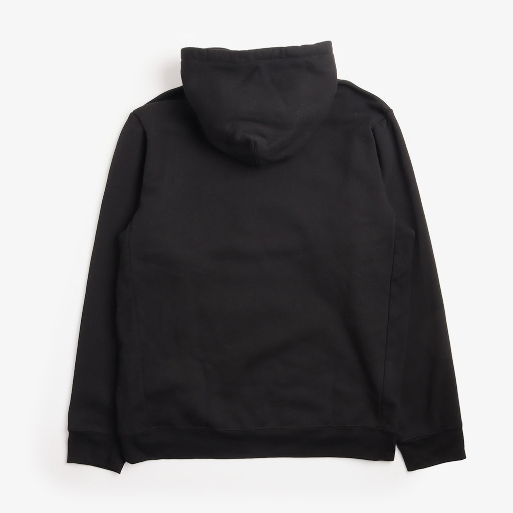 Patagonia P-6 Logo Uprisal Hoodie in Black, back view