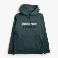 thumbnail Patagonia P-6 Logo Uprisal Hoodie, Cascade Green, Detail Shot 1