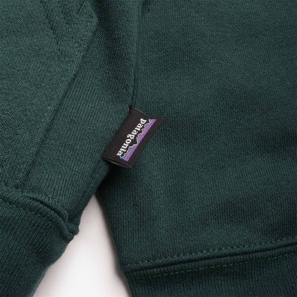 main Patagonia P-6 Logo Uprisal Hoodie, Cascade Green, Detail Shot 4