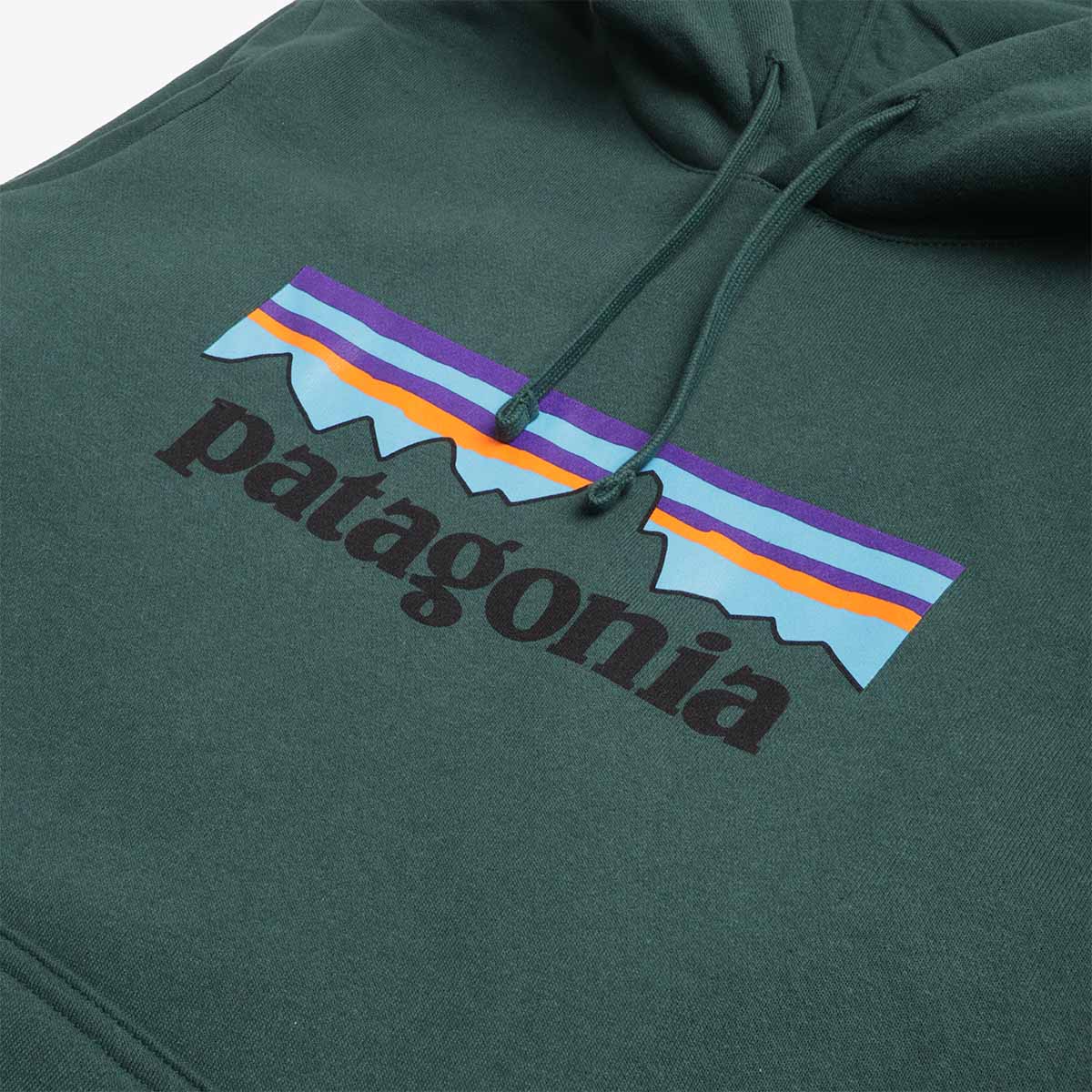 Patagonia P-6 Logo Uprisal Hoodie, Cascade Green, Detail Shot 5