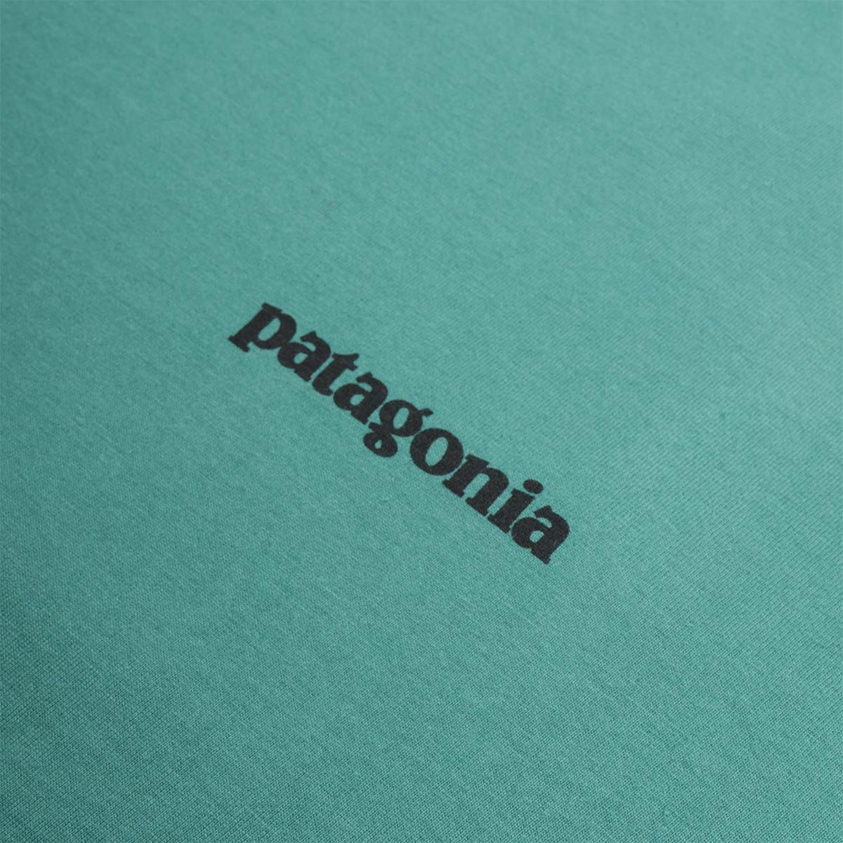 main Patagonia P-6 Logo T-Shirt, Gem Green, Detail Shot 3