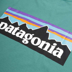 thumbnail Patagonia P-6 Logo T-Shirt, Gem Green, Detail Shot 4
