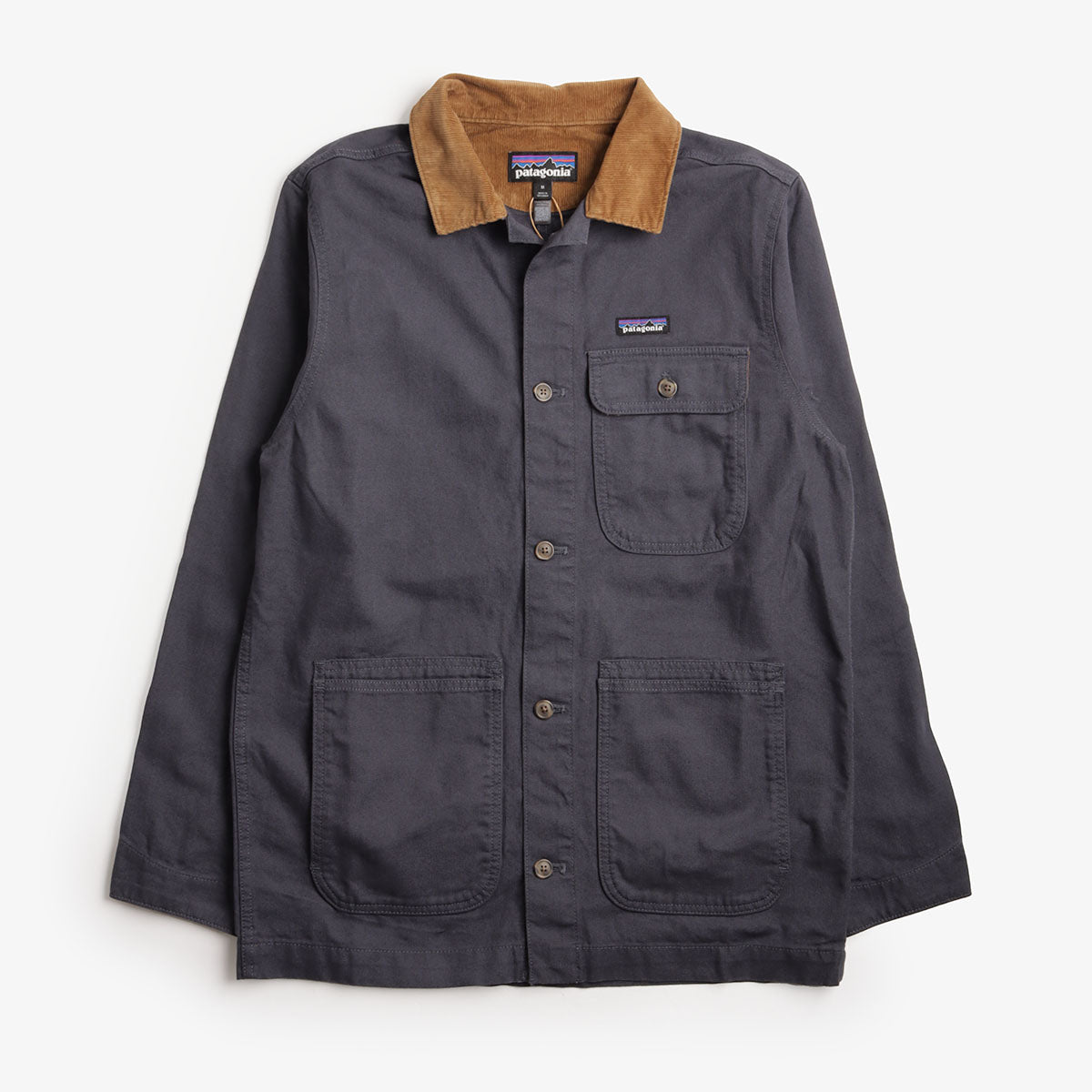 main Patagonia Point Reyes Canvas Jacket, Smolder Blue, Detail Shot 1