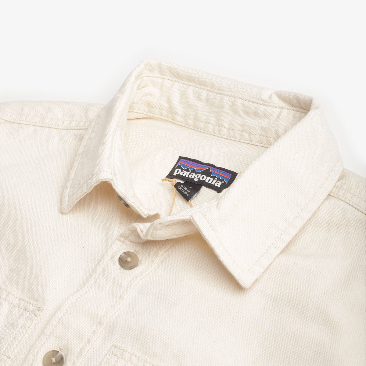 main Patagonia Point Reyes Canvas Shirt, Undyed Natural, Detail Shot 2