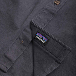 thumbnail Patagonia Point Reyes Canvas Shirt, Smolder Blue, Detail Shot 4