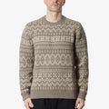 Patagonia Recycled Wool-Blend Sweater, Helmsman: Seabird Grey, Detail Shot 1
