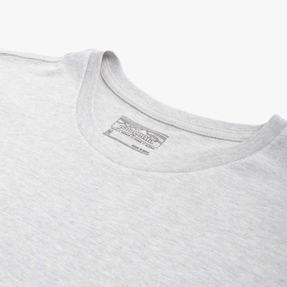 Patagonia Regenerative Organic Certified Cotton Pocket T-Shirt, Tailored Grey, Detail Shot 4