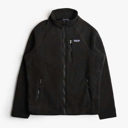 Patagonia Retro Pile Jacket, Black, Detail Shot 1