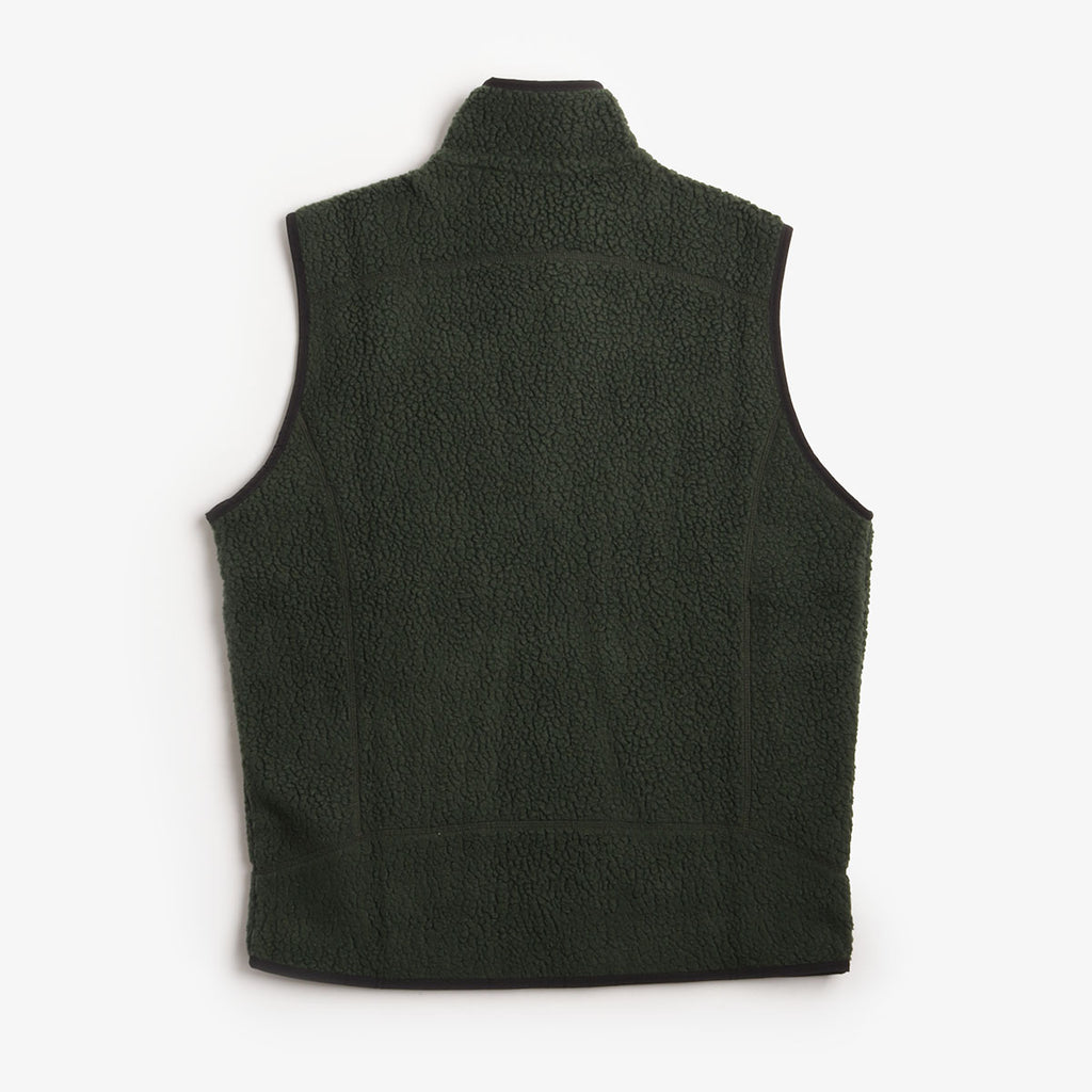 Patagonia Retro Pile Vest, Old Growth Green, Detail Shot 2
