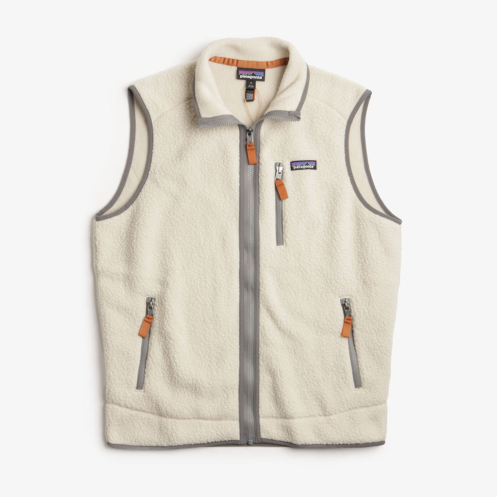 Patagonia Retro Pile Vest, Pelican, Detail Shot 1