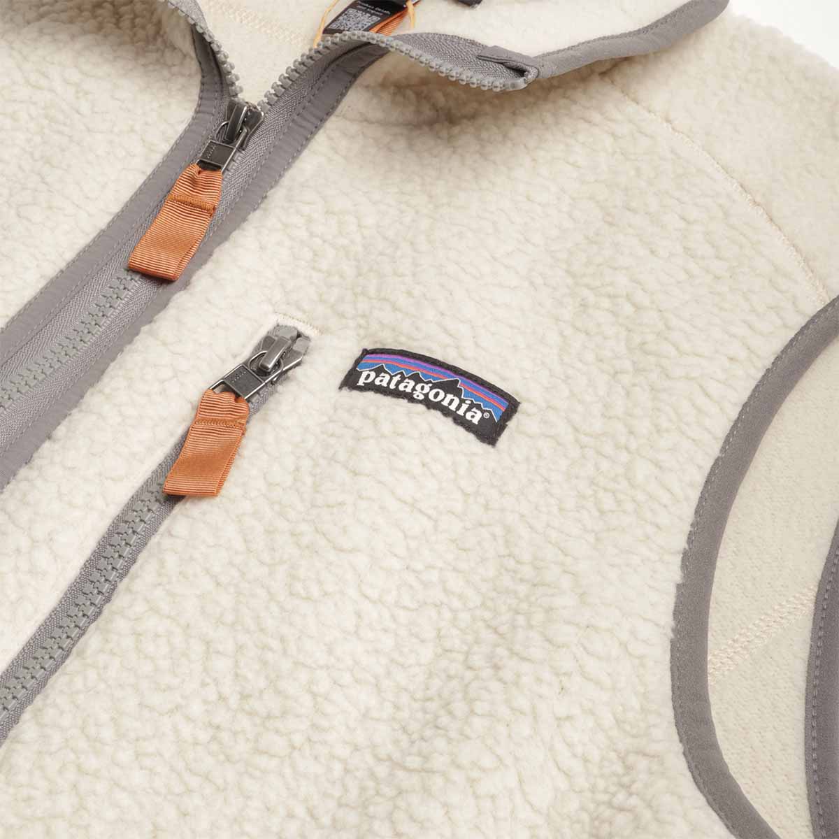 main Patagonia Retro Pile Vest, Pelican, Detail Shot 2