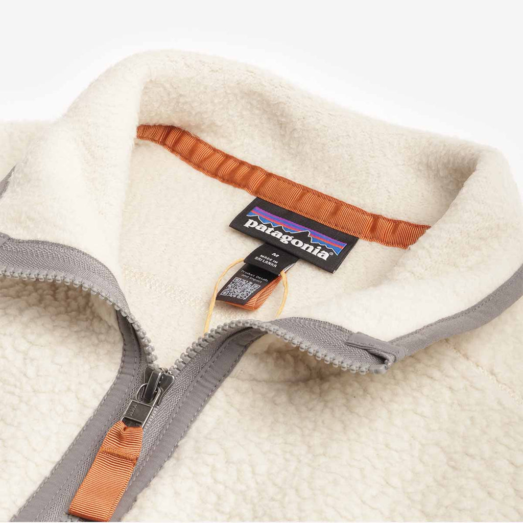 Patagonia Retro Pile Vest, Pelican, Detail Shot 3