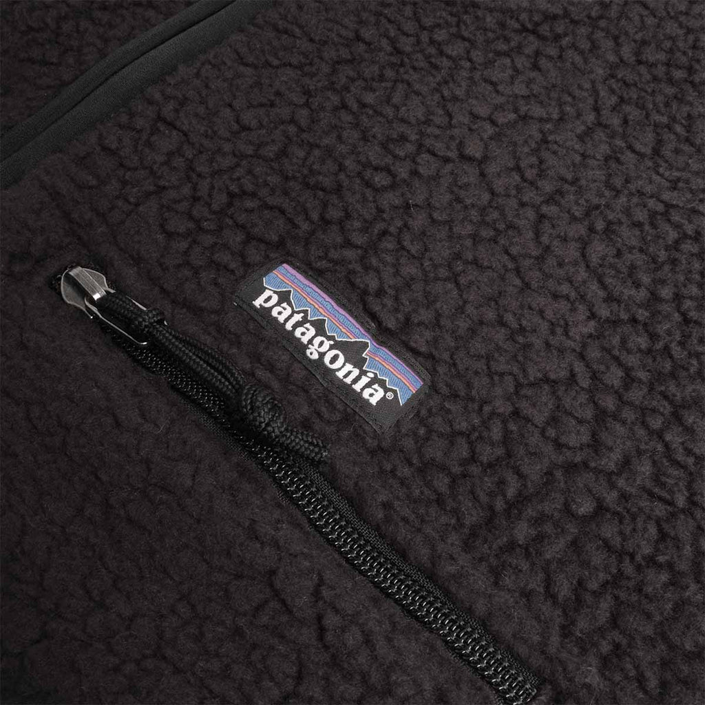 Chest zip pocket with Patagonia label, Retro Pile fleece