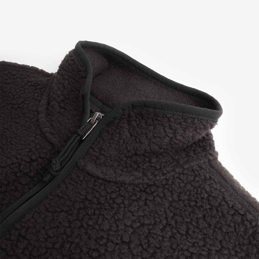Stand collar and zip pull, Patagonia Retro Pile jacket