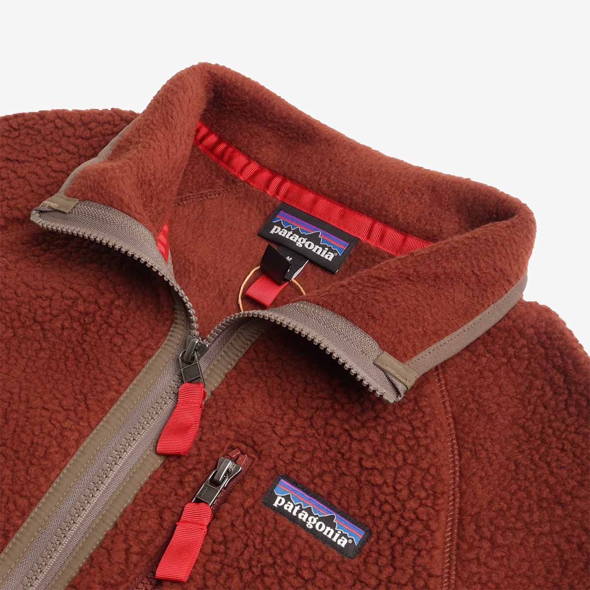 main Patagonia Retro Pile Jacket, Dried Vanilla, Detail Shot 4