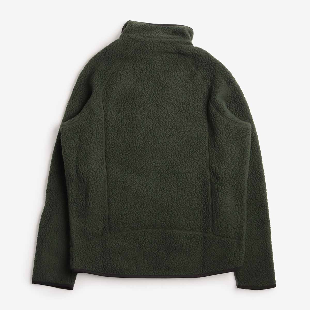 main Patagonia Retro Pile Jacket, Old Growth Green, Detail Shot 5