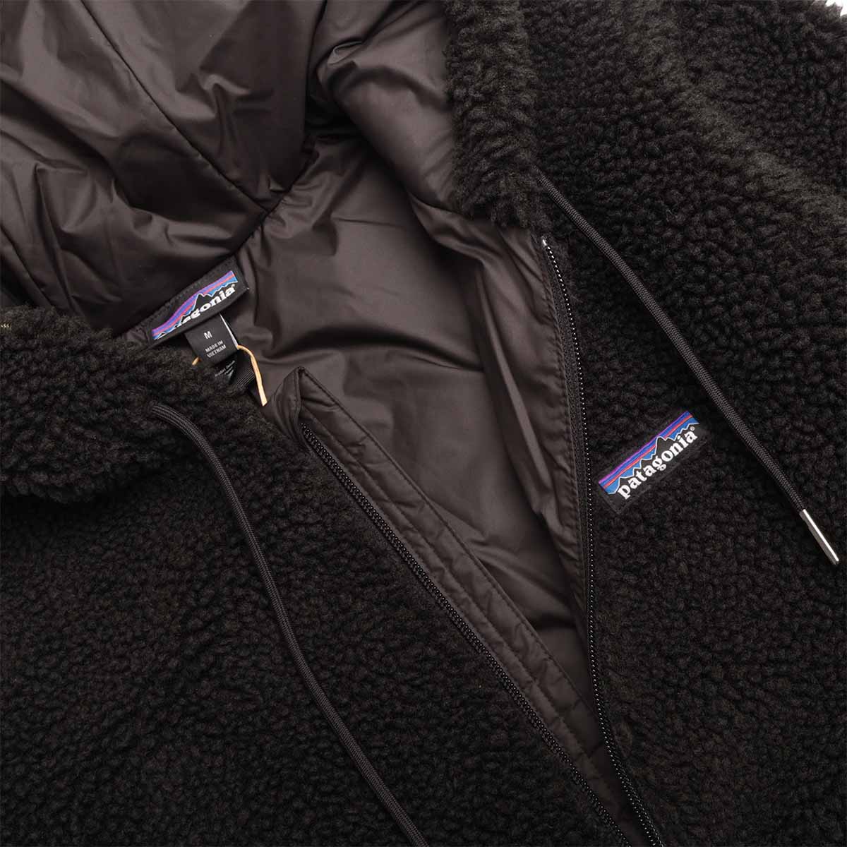Patagonia Retro-X Hoodie Jacket, Black, Detail Shot 4
