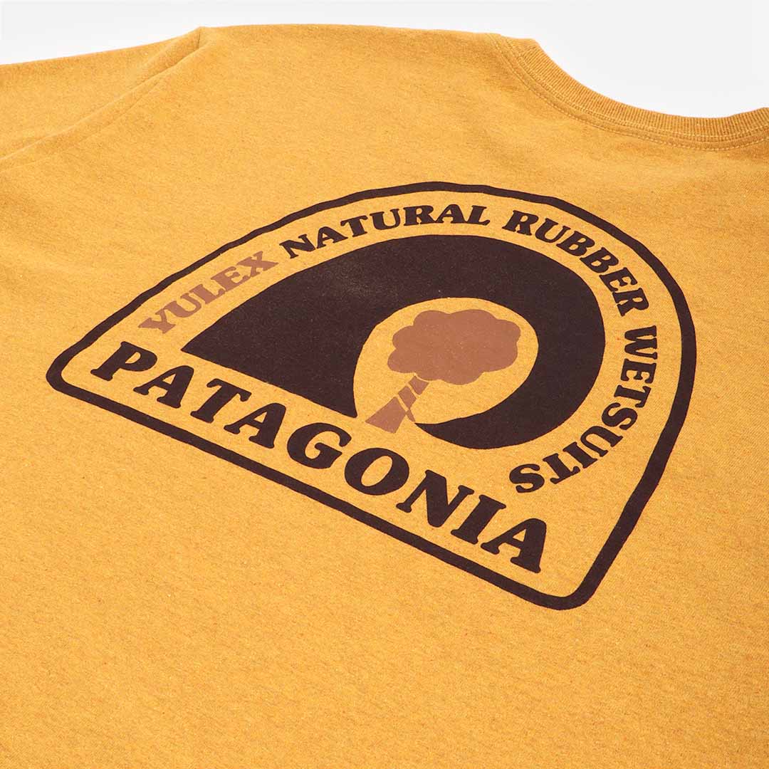 Patagonia Rubber Tree Mark Responsibili-Tee T-Shirt, Dried Mango, Detail Shot 4
