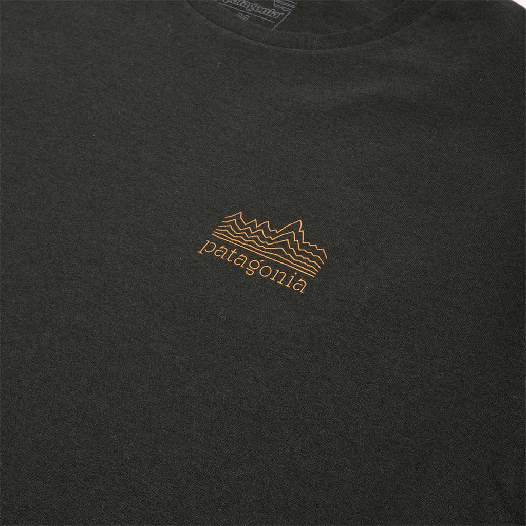 Patagonia Strataspire Responsibili-Tee T-Shirt, Old Growth Green, Detail Shot 3