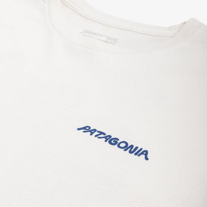 Patagonia Sunrise Rollers Responsibili-Tee T-Shirt, Birch White, Detail Shot 7