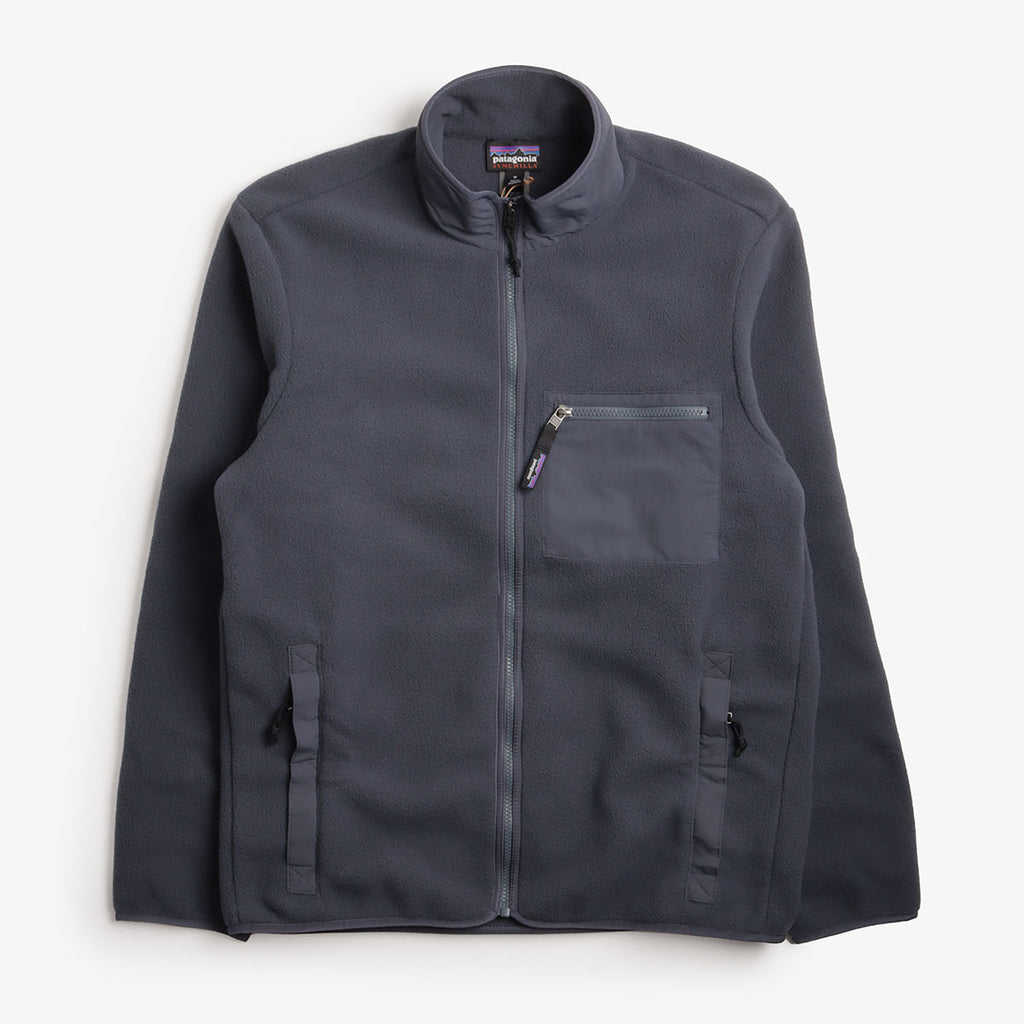 Patagonia Synchilla Fleece Jacket, Smolder Blue, Detail Shot 1