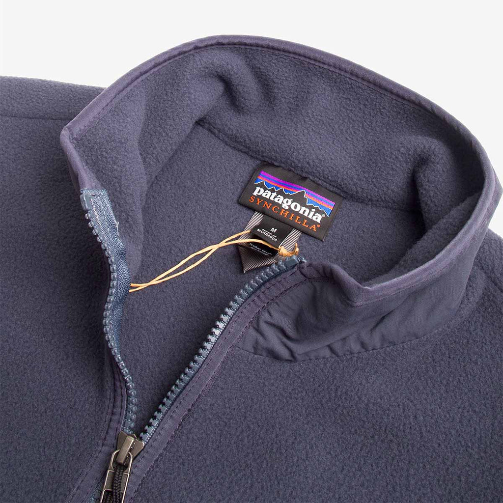 Patagonia Synchilla Fleece Jacket, Smolder Blue, Detail Shot 4