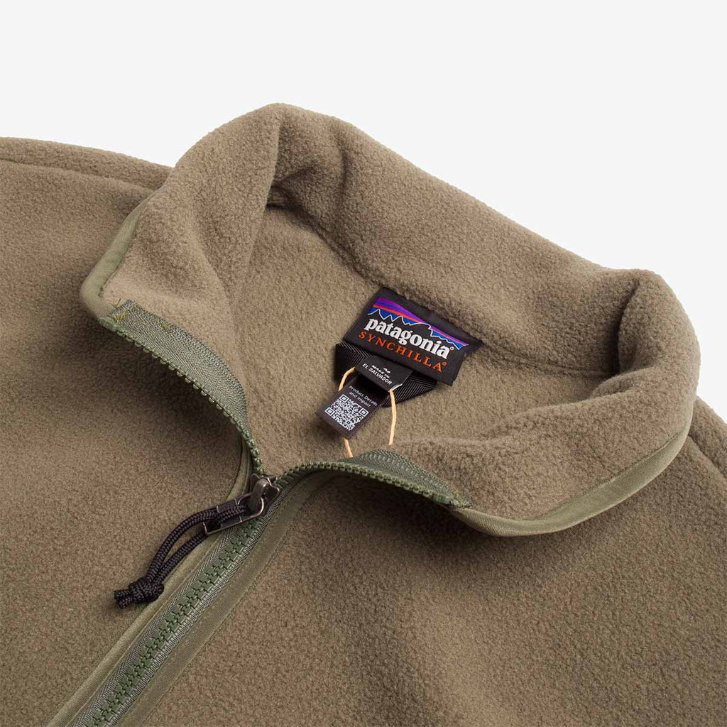 Patagonia Synchilla Fleece Vest, Basin Green, Detail Shot 4